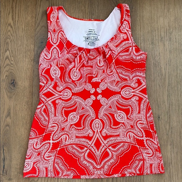 Patagonia Tops - Patagonia Red Paisley Women's Top size M